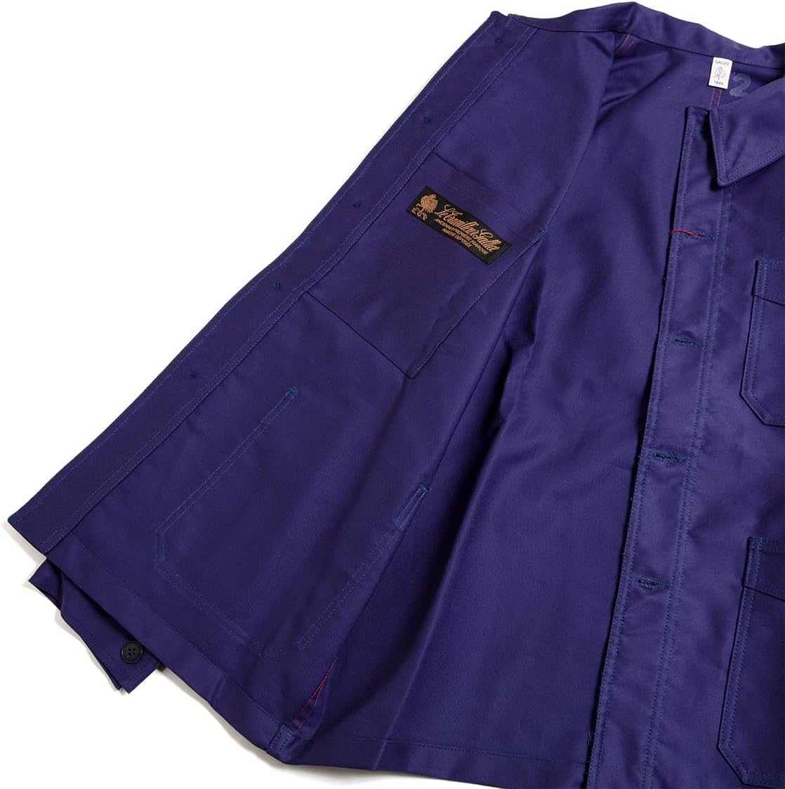 LE TRAVAILLEUR GALLICEモールスキンカバーオールアイボリー5 LE TRAVAILLEUR GALLICEモールスキンカバーオールアイボリー5